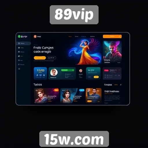 Análise da interface do usuário do 89vip